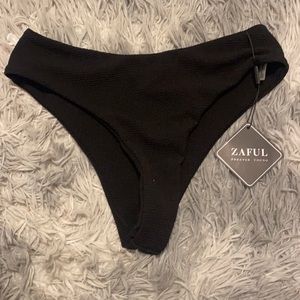 black bikini bottoms